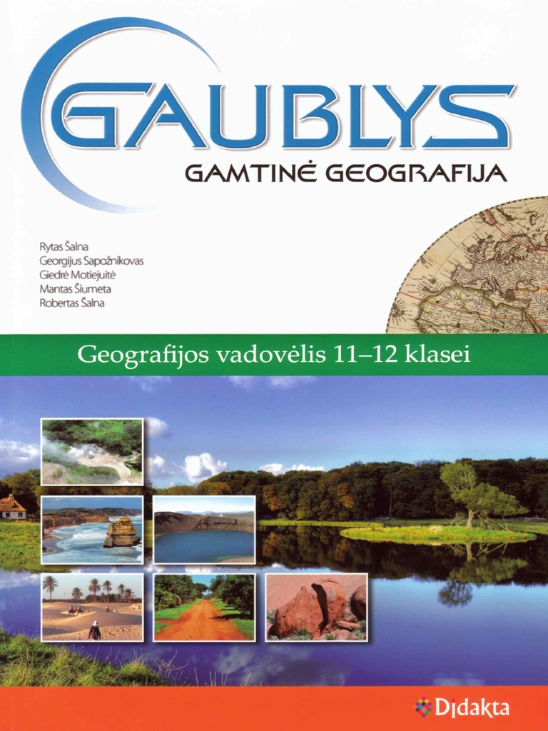 GAUBLYS Gamtine Geografija Vadovelis 11 12 Klasei 2010 PDF | PDF
