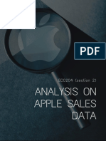 Apple Sales Analysis