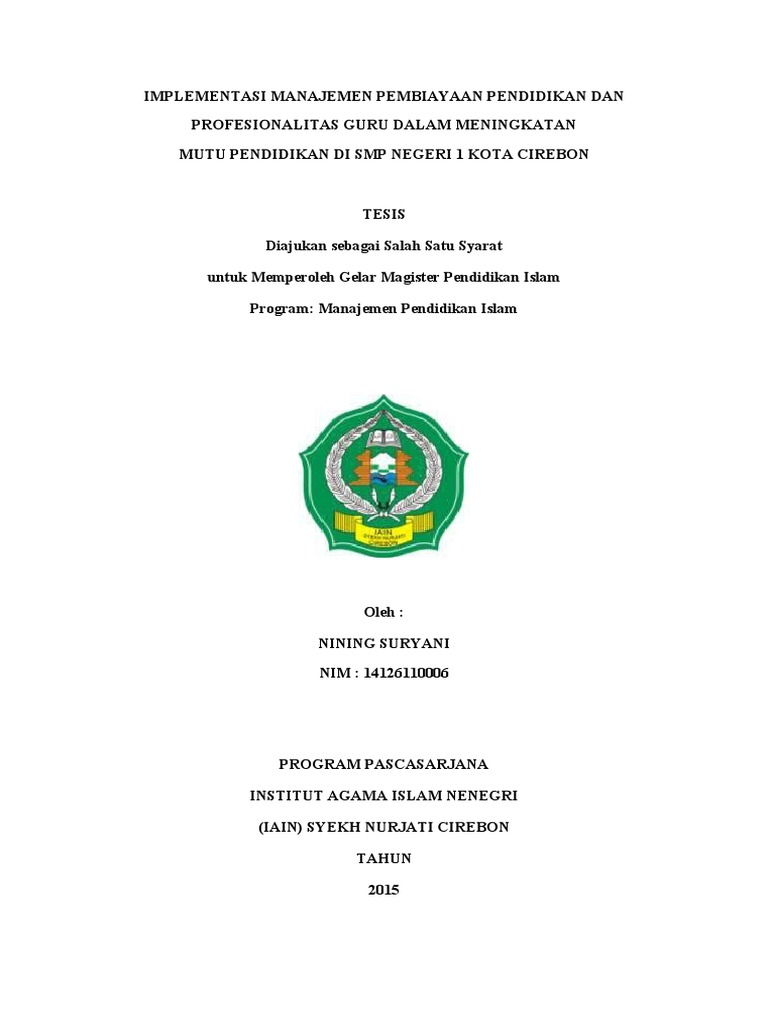 Cover TESIS | PDF