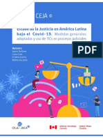 2020 - CEJA - Estado de La Justicia en AL Bajo El COVID19 (20mayo2020) PDF