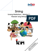 Arts 1 Modyul 1 (Unang Markahan) PDF