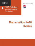 Mathematics K 10 Syllabus 2012 PDF