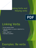 Linking Verbs and Helping verbs