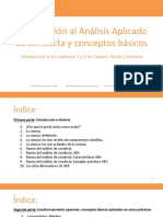 Diapositivas - Introducción Al Análisis Aplicado de Conducta PDF