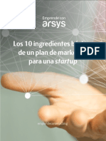 Lectura Tema 6 - Los 10 Ingredientes Básicos de Un Plan de Marketing para Una Startup