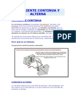 Corriente Continua y Alterna