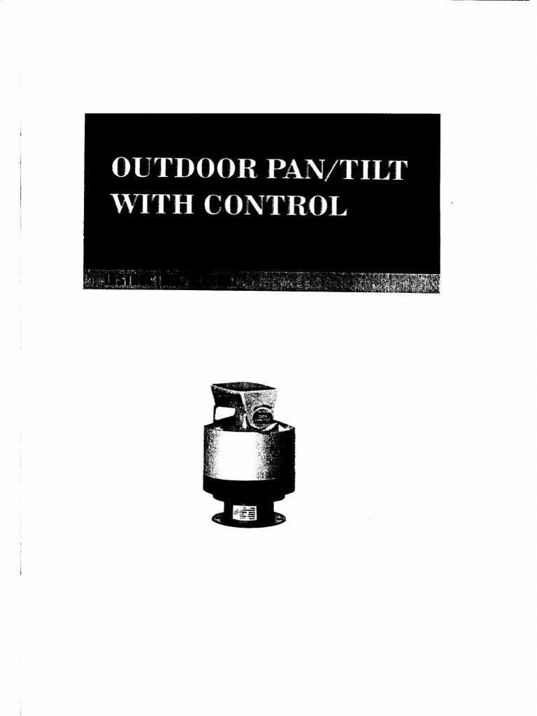 2.outdoor Pan Tilt With Control Instruction Manual PDF | PDF
