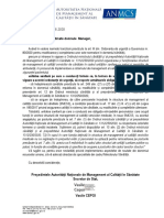 Adresa Spitale Implementare Ordin SMC PDF