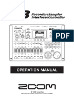 Zoom R8 User Manual