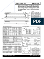 Graphic Dot Matrix Chip in Glass VFD MN32032A