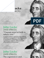 John Locke & David Hume Perspective of The Self