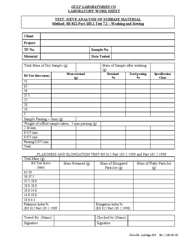 Construction Material Testing Report | PDF