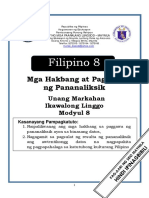 FILIPINO-8 Q1 Mod8 PDF