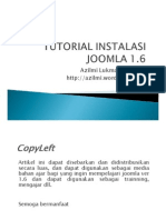 Tutorial Instalasi Joomla 1.6