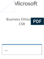 Business Ethics and CSR: Hewlett-Packard - (Company Address)