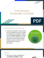 Sustainable Economic Systems
