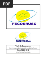 FECO D 10 Rede Compacta de Distribuição de Energia Elétrica Projetos COOPERCOCAL4