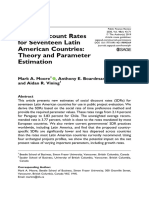2019 - Social Discount Rates - For Seventeen Latin - American Countries - Theory and Parameter - Estimation