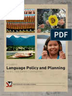 Language Policy and Planning: A Guide To For B.C. First Nations Communities