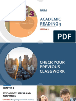 Academic Reading 3: Lesson 5