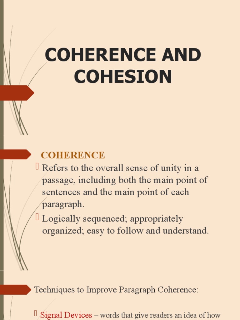 Coherence and Cohesion | PDF | Extinction | Human Impact On The Environment