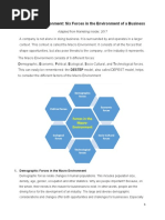 DESTEP Model - The Macro Environment PDF