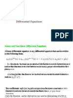 First Order Linear Differential Equations