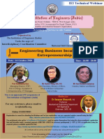 The Institution of Engineers (India) : Engineering Business Incubation & Entrepreneurship
