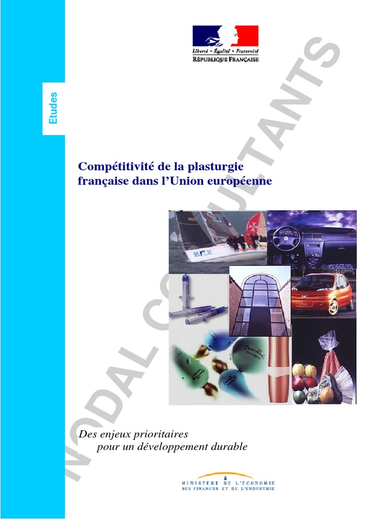 Compétitivité de la plasturgie en UE | PDF | Thermoplastique | Plastique