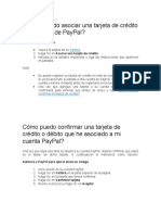 Cómo Puedo Asociar Una Tarjeta de Crédito A Mi Cuenta de PayPal