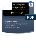 Mapa Conceptual de Algebra Lineal de Domingo Duran PDF