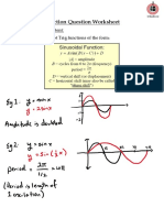 Function Question Worksheet