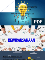 Definisi Dan Karakteristik Kewirausahaan - M.DaffaAradhana - XI MIPA 2