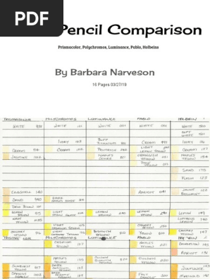 Color Pencil Compare by BN