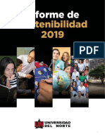 Informe Sostenibilidad 2019 Universidad Del Norte