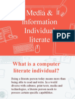 Media & Information Individual Literate