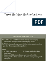 Teori Belajar Behaviorisme-1