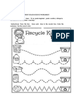 Worksheet 1 Recycle