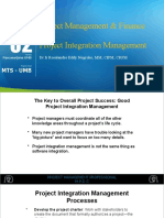 UMB - MTS - Chapter 2 Integration Project Management
