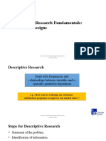 Marketing Research Fundamentals: Research Designs: Coursera (Marketing Strategy Specialization) - Shameek Sinha