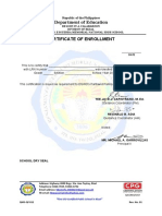 GUI QF 012 - Certificate of Enrollment - 4Ps - ISO - Format