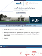 Power System Protection and Switchgear: Current Based Relaying Scheme-I