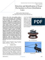 Automatic Fault Detection and Identification of Exact Location of The Pin Insulator in Power Distribution Lines