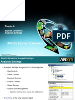 Explicit Dynamics Chapter 8 Analysis Settings PDF