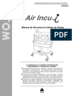 Air Incu I Manual de Servicios & Listado de Partes PDF