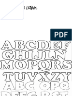 Moldes de Letras PDF