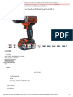 Black & Decker 20V Max Li-Ion Cordless Drill With SmarTech, 3 - 8-In Canadian Tire