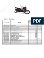 Suzuki Satria 150 MFX: Different Parts List