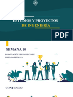 Estudios Y Proyectos: de Ingeniería