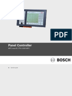 Panel Controller MPC-XXXX-B FPA-1200-MPC. Operation Guide PDF